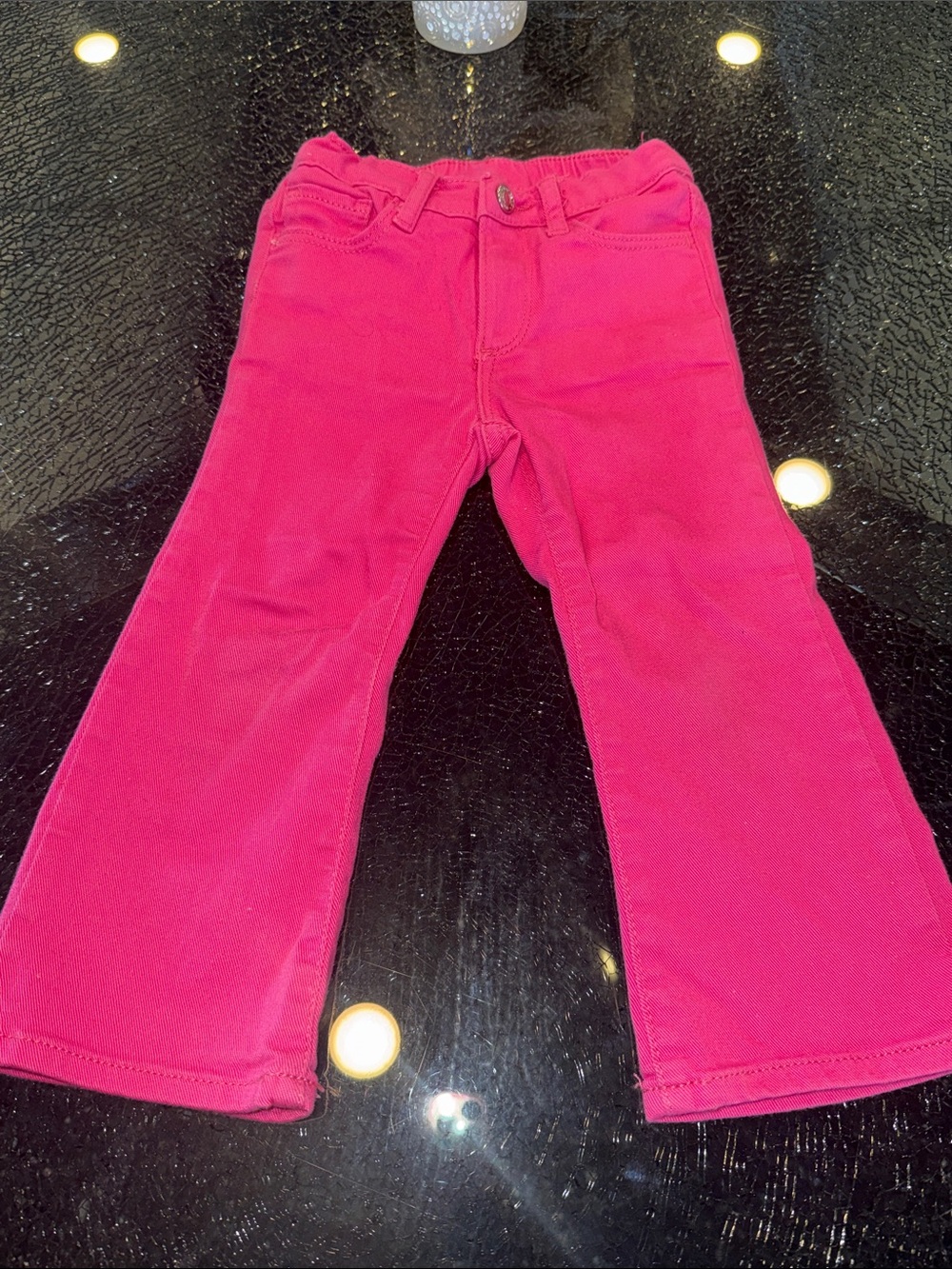 GAP Bright Pink Corduroy Flare Jeans
